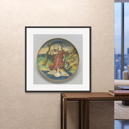 Orlonzo - FRAMED PRINT BLACK 100x100cm40x40 ROOM