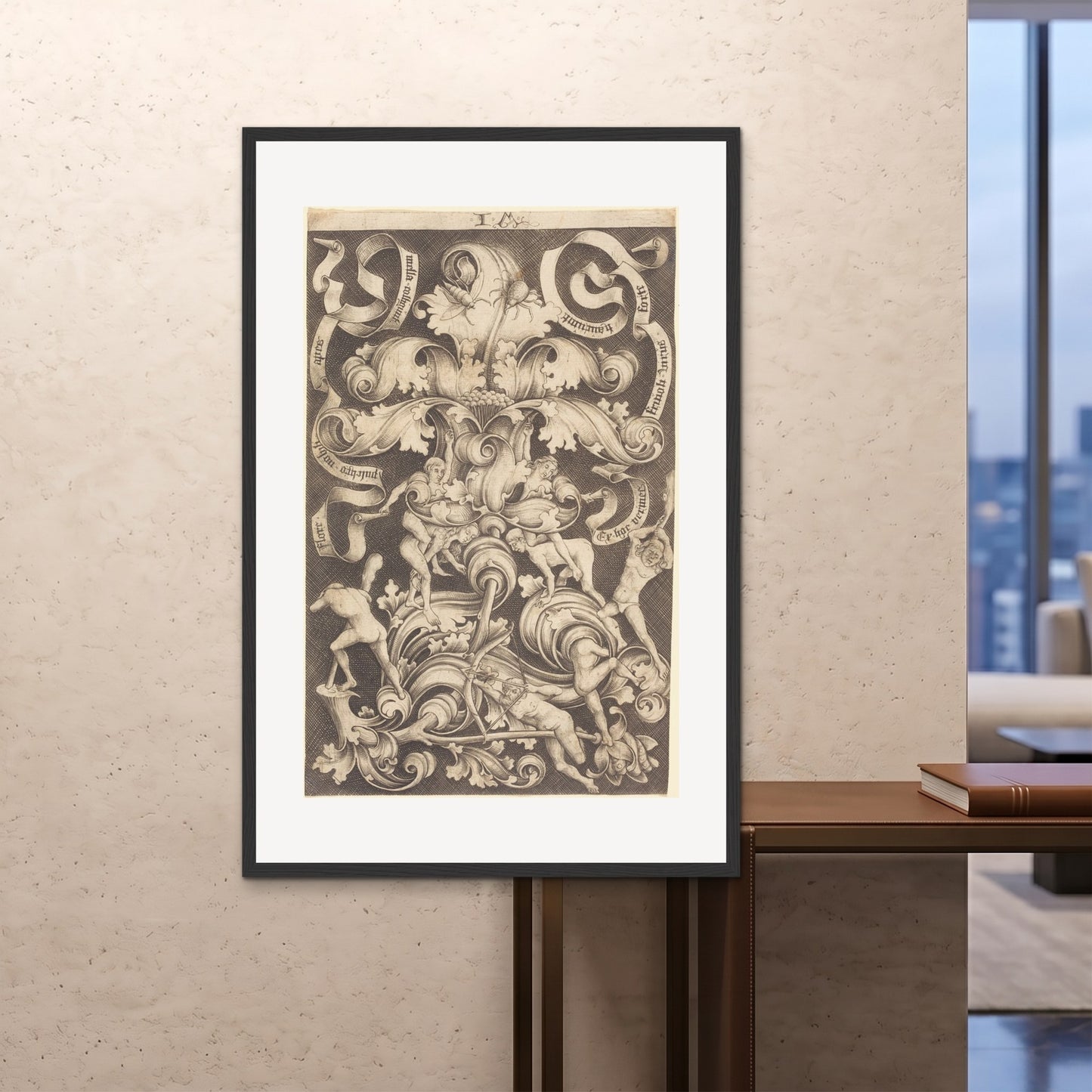 Orlonzo - FRAMED PRINT BLACK 100x150cm40x60 ROOM
