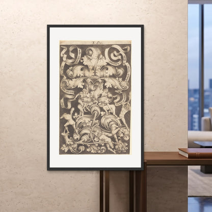 Orlonzo - FRAMED PRINT BLACK 100x150cm40x60 ROOM
