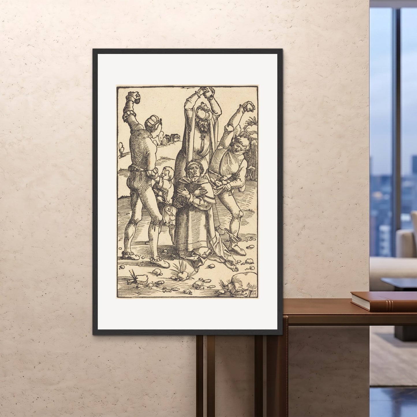 Orlonzo - FRAMED PRINT BLACK 100x150cm40x60 ROOM