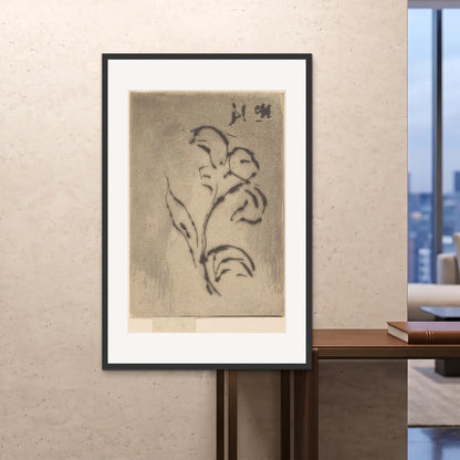 Orlonzo - FRAMED PRINT BLACK 100x150cm40x60 ROOM