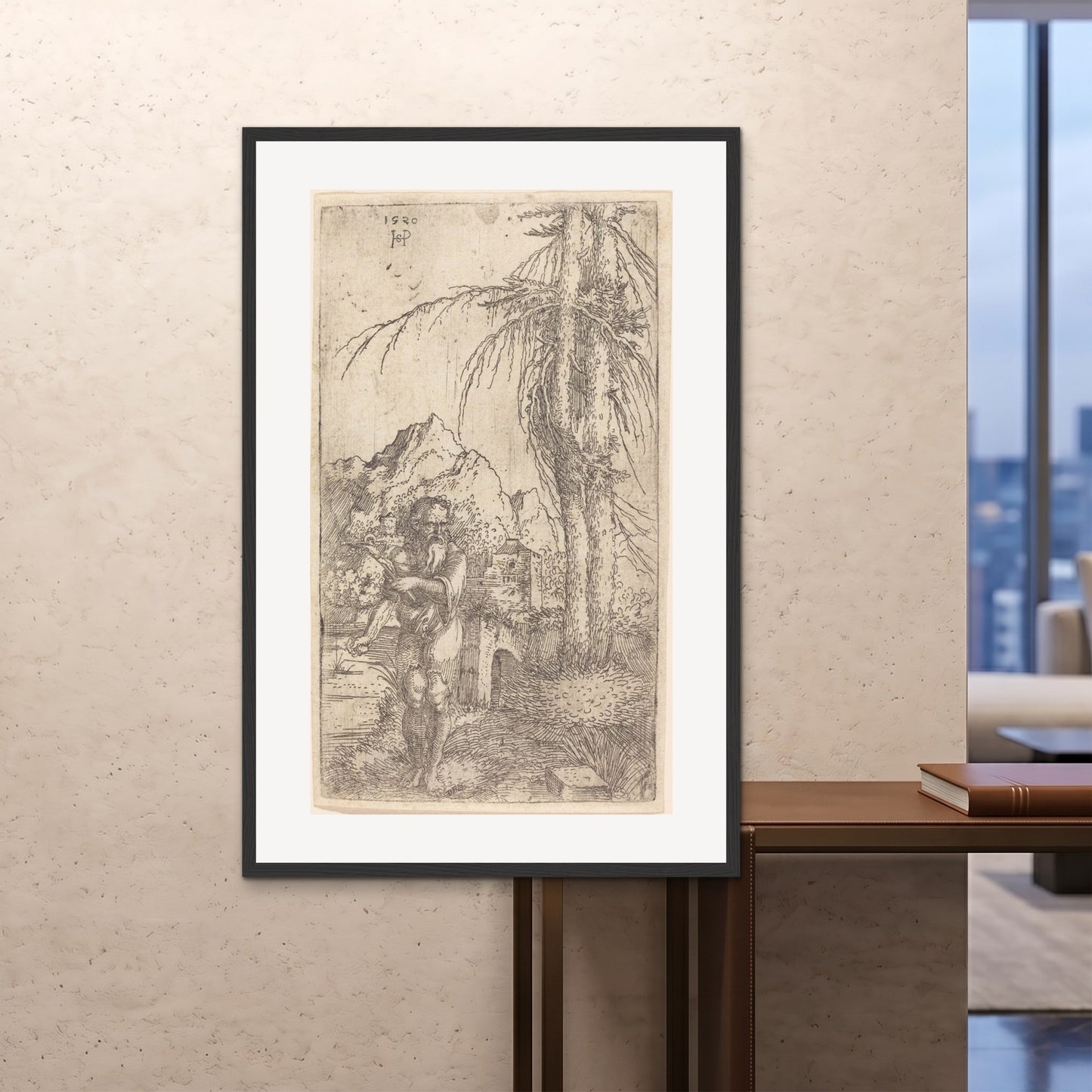 Orlonzo - FRAMED PRINT BLACK 100x150cm40x60 ROOM