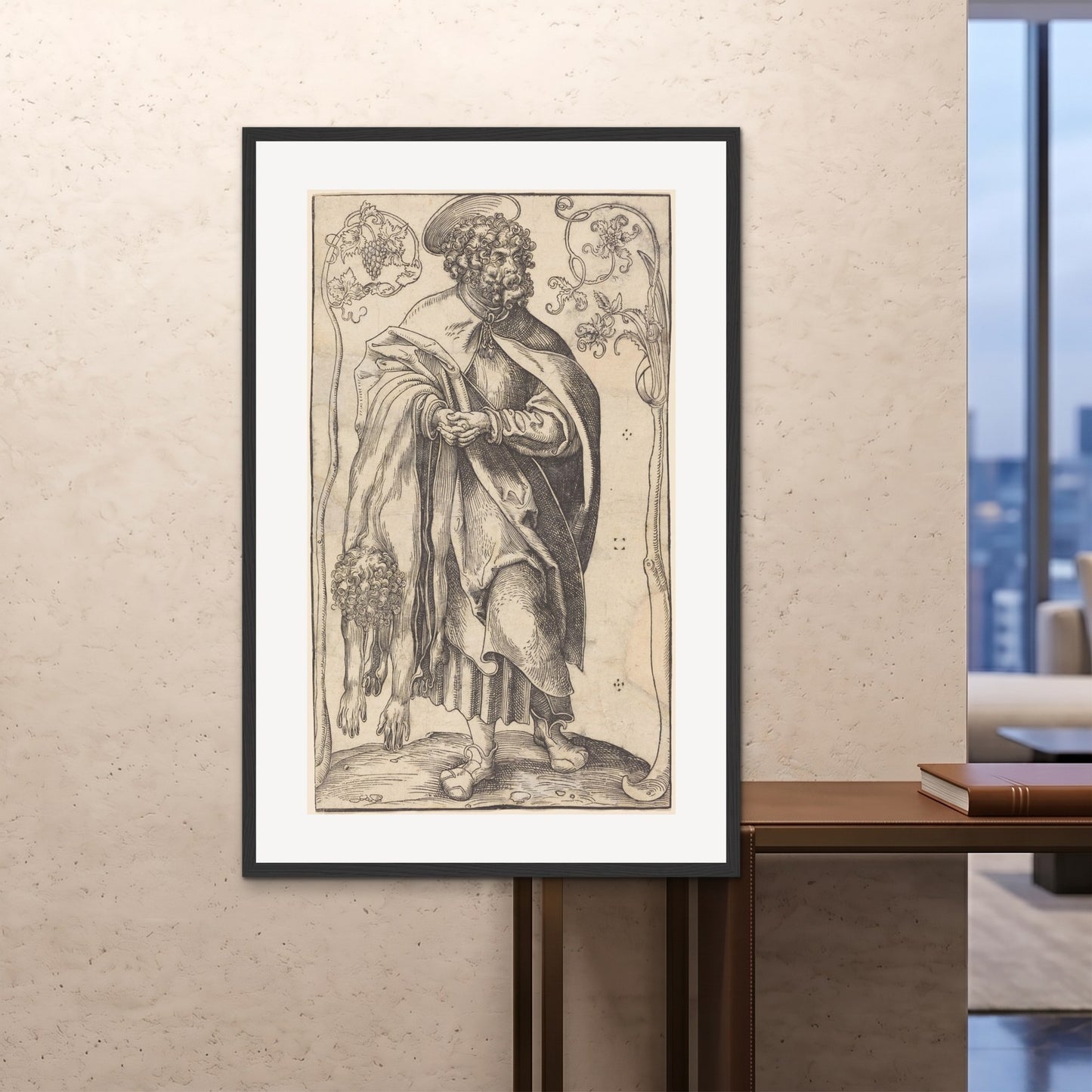 Orlonzo - FRAMED PRINT BLACK 100x150cm40x60 ROOM
