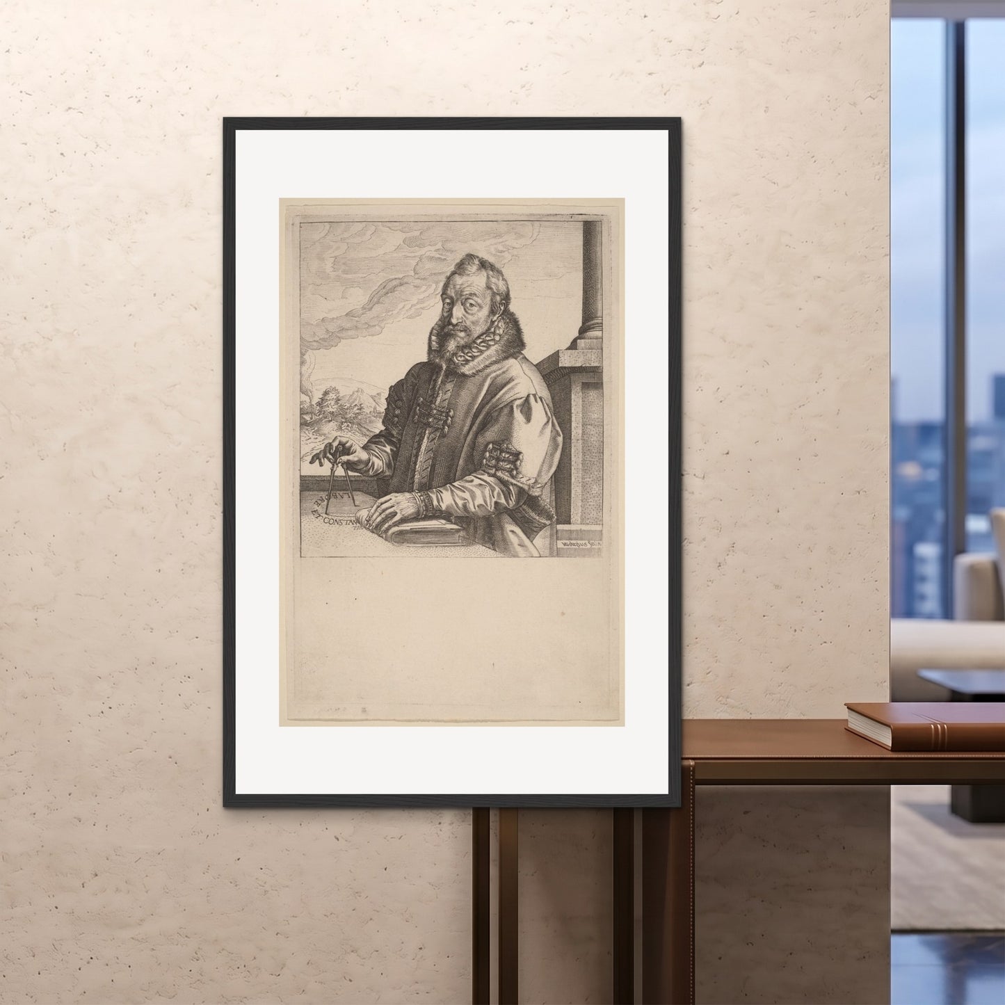 Orlonzo - FRAMED PRINT BLACK 100x150cm40x60 ROOM