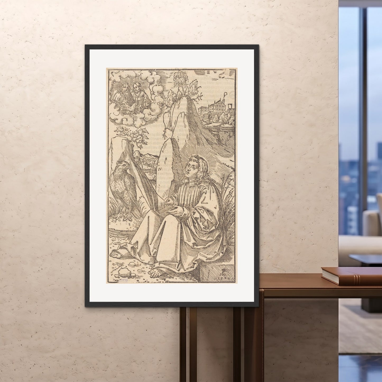 Orlonzo - FRAMED PRINT BLACK 100x150cm40x60 ROOM