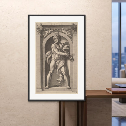 Orlonzo - FRAMED PRINT BLACK 100x150cm40x60 ROOM