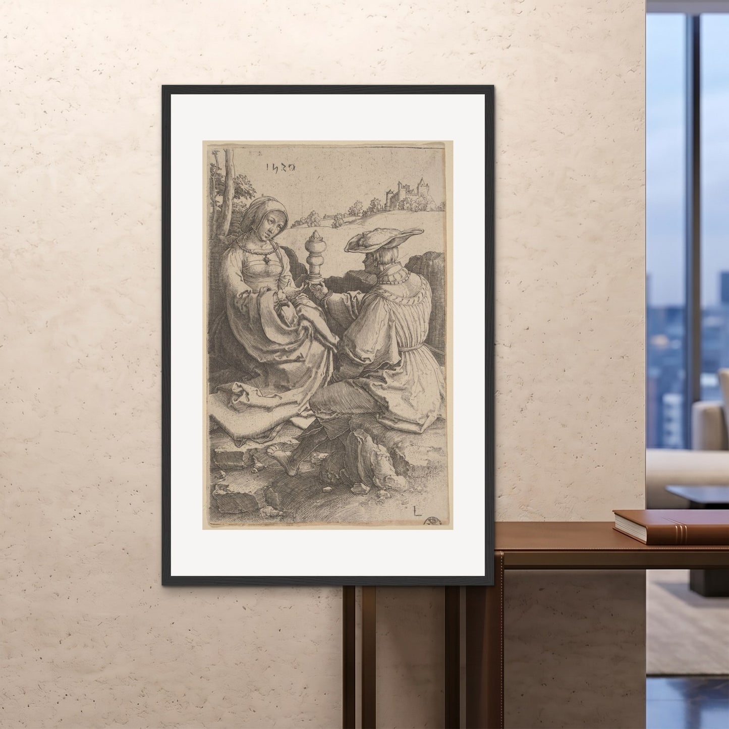Orlonzo - FRAMED PRINT BLACK 100x150cm40x60 ROOM
