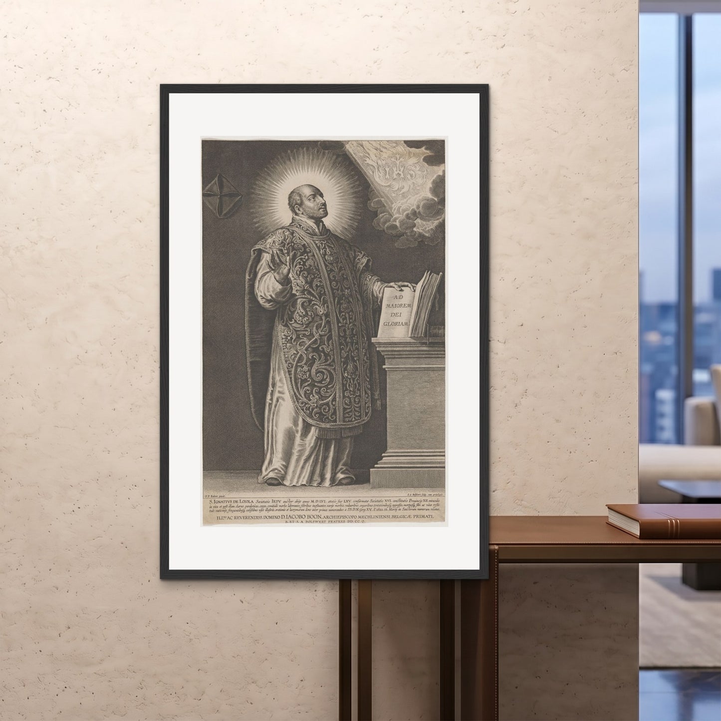 Orlonzo - FRAMED PRINT BLACK 100x150cm40x60 ROOM