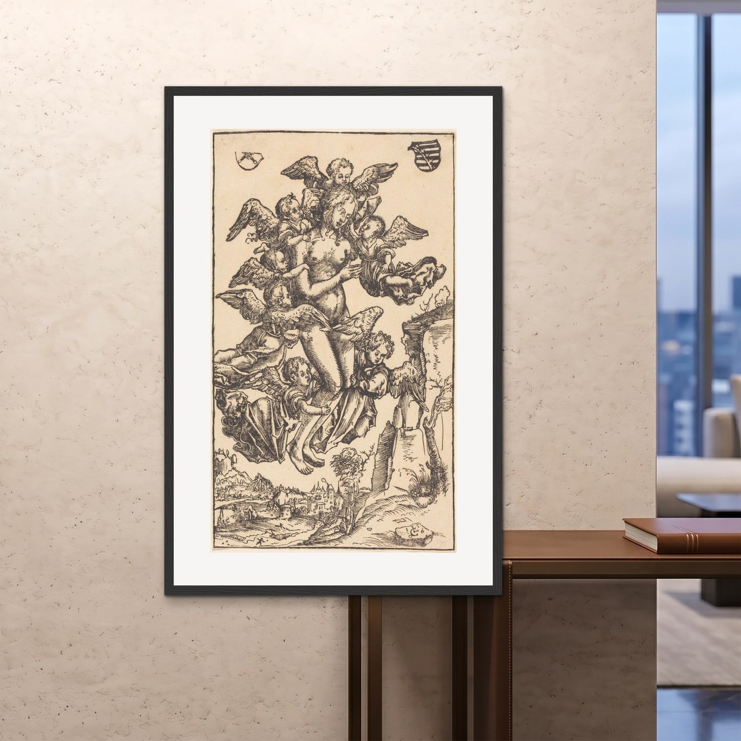 Orlonzo - FRAMED PRINT BLACK 100x150cm40x60 ROOM