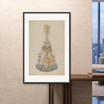 Orlonzo - FRAMED PRINT BLACK 100x150cm40x60 ROOM
