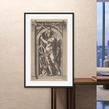 Orlonzo - FRAMED PRINT BLACK 100x150cm40x60 ROOM