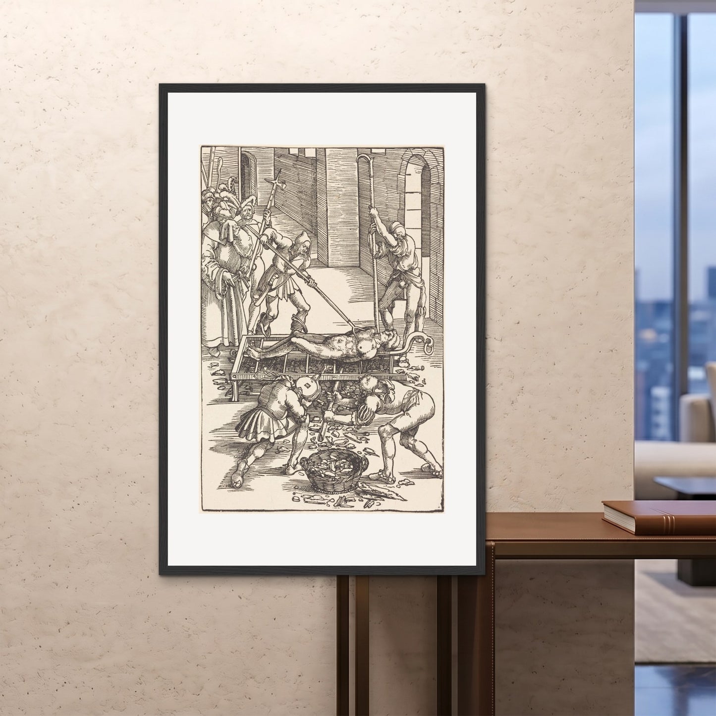 Orlonzo - FRAMED PRINT BLACK 100x150cm40x60 ROOM