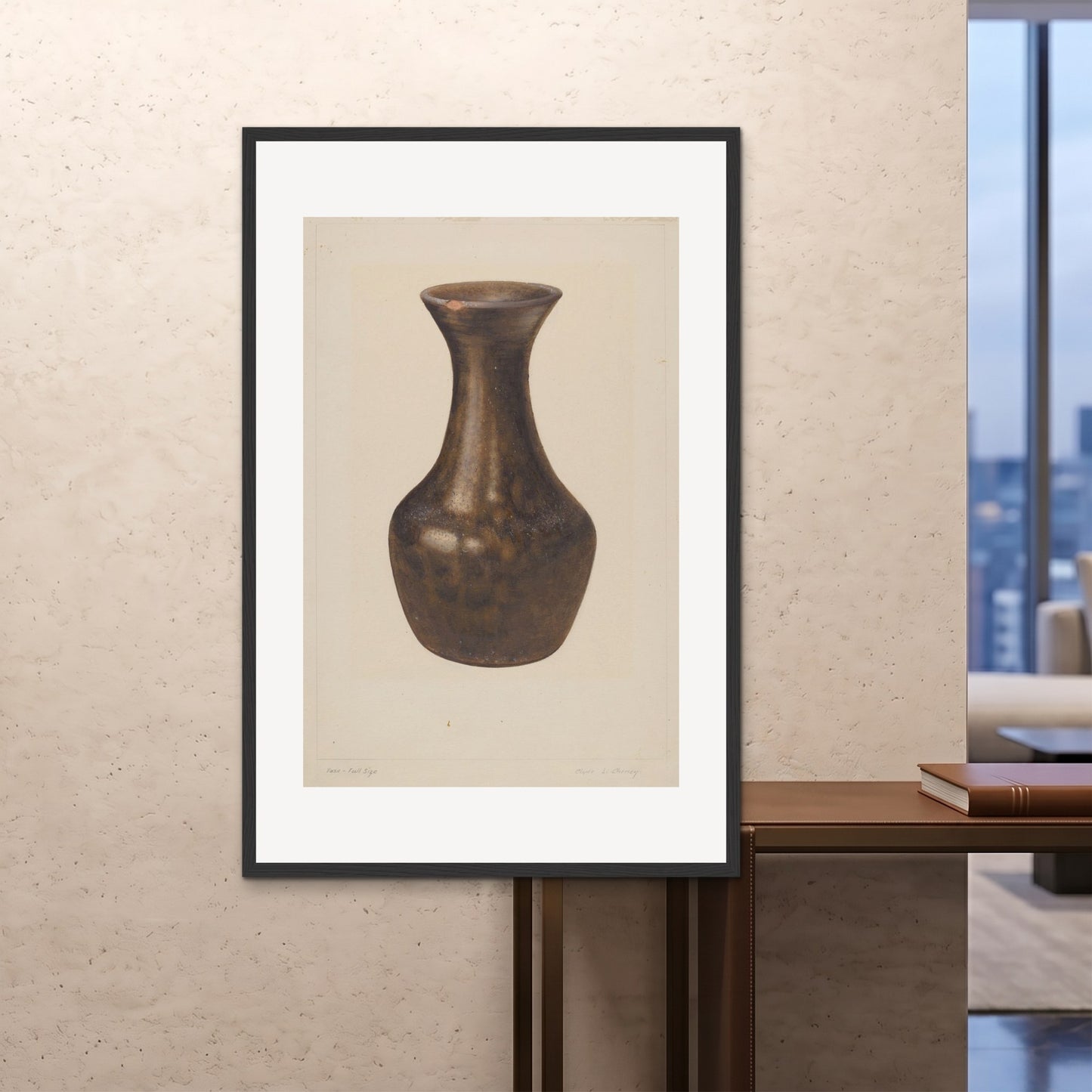 Orlonzo - FRAMED PRINT BLACK 100x150cm40x60 ROOM