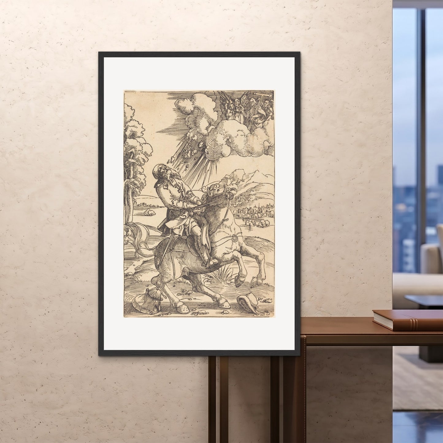 Orlonzo - FRAMED PRINT BLACK 100x150cm40x60 ROOM