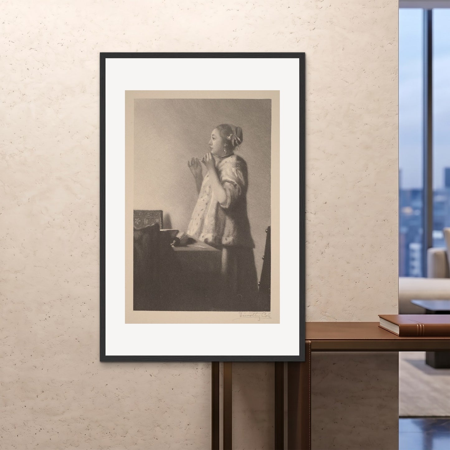 Orlonzo - FRAMED PRINT BLACK 100x150cm40x60 ROOM
