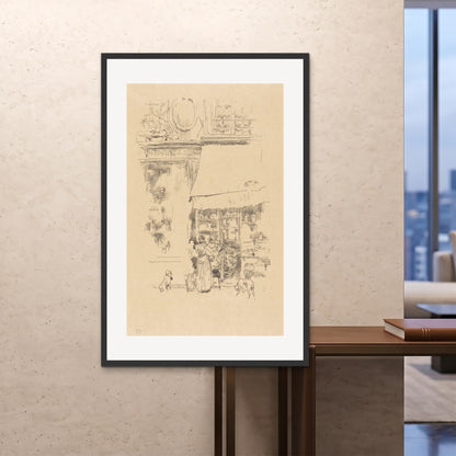 Orlonzo - FRAMED PRINT BLACK 100x150cm40x60 ROOM