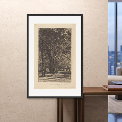 Orlonzo - FRAMED PRINT BLACK 100x150cm40x60 ROOM