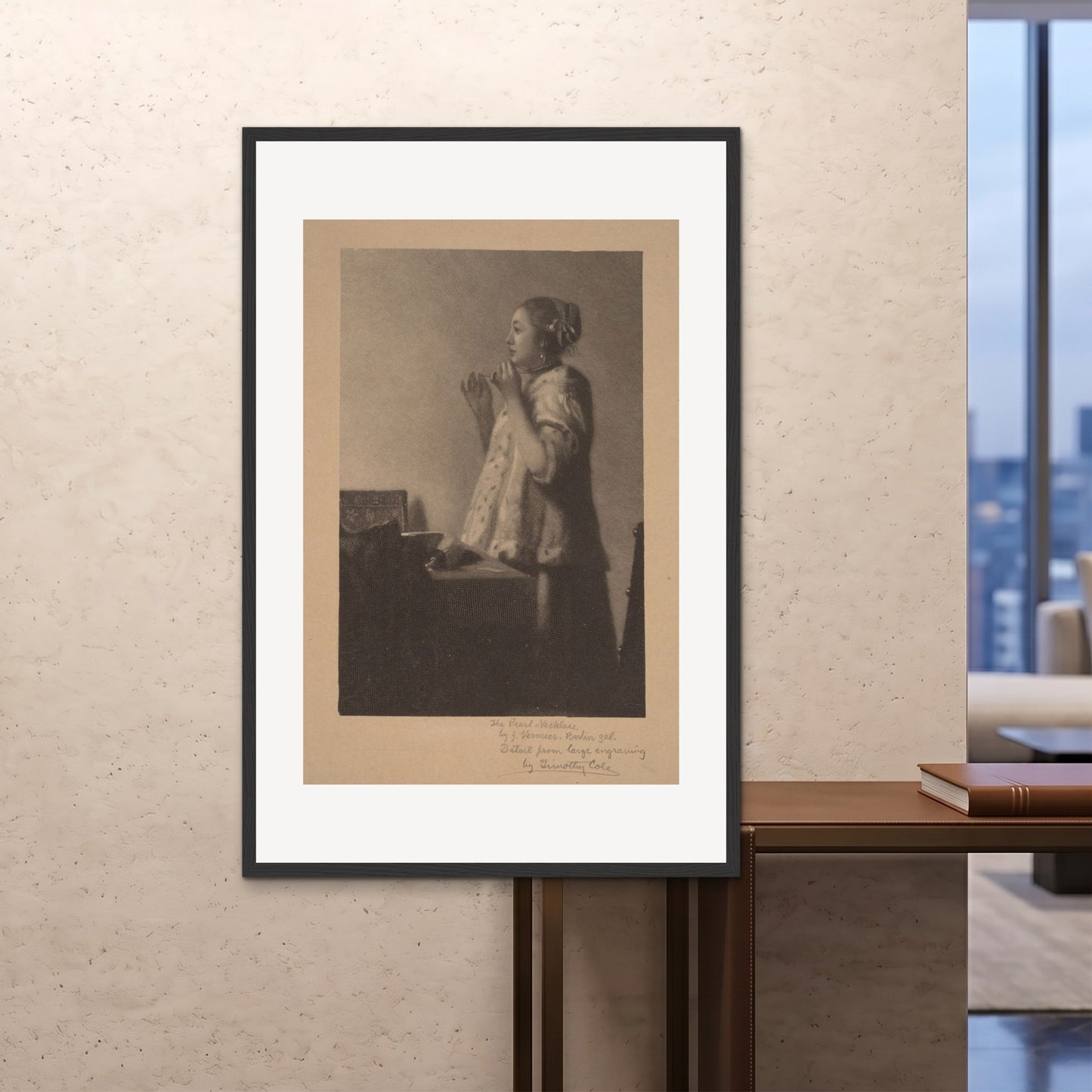 Orlonzo - FRAMED PRINT BLACK 100x150cm40x60 ROOM