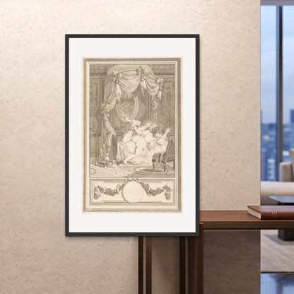 Orlonzo - FRAMED PRINT BLACK 100x150cm40x60 ROOM