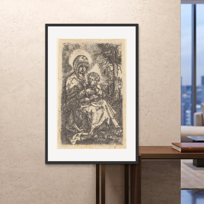 Orlonzo - FRAMED PRINT BLACK 100x150cm40x60 ROOM