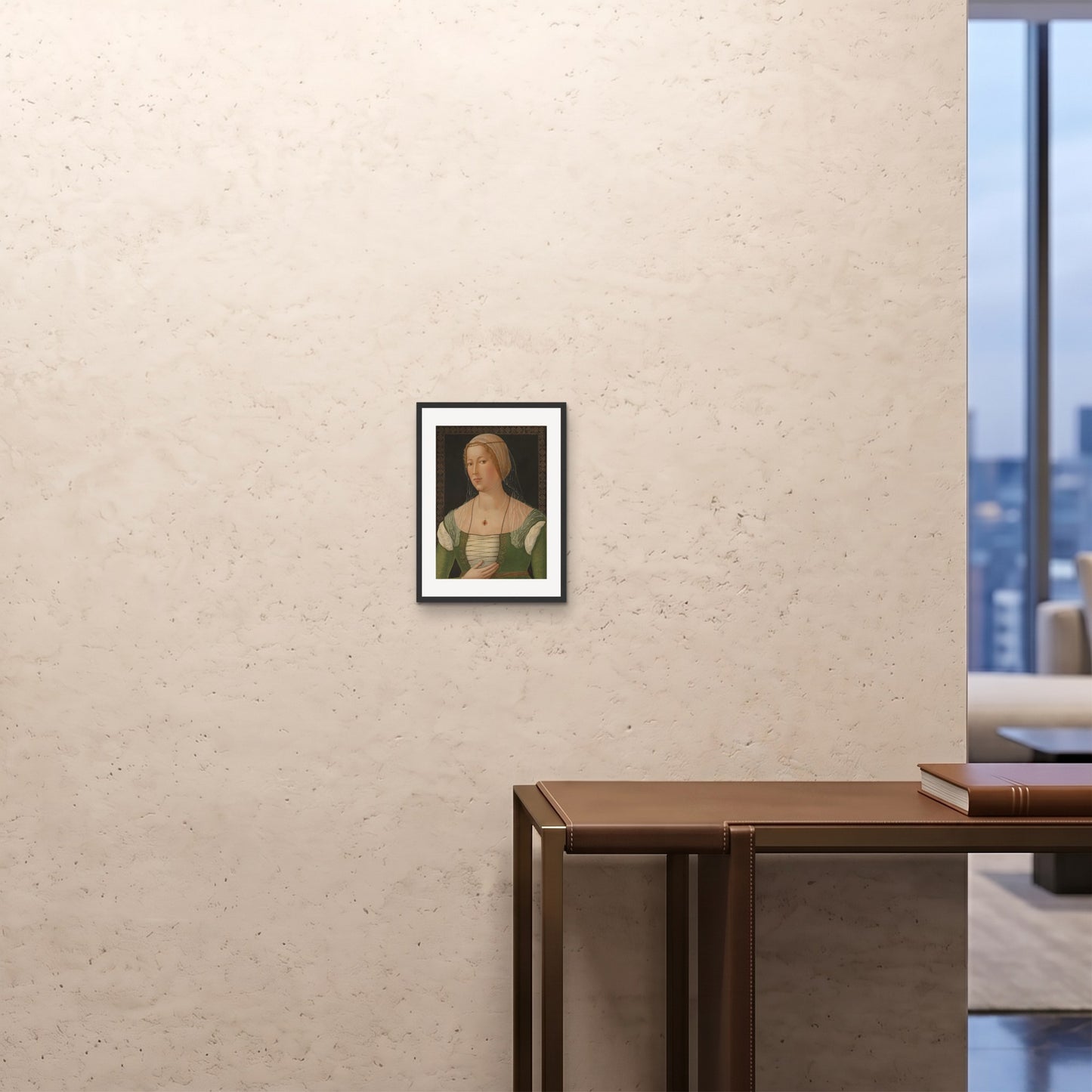 Orlonzo - FRAMED PRINT BLACK 11x1427x35cm ROOM