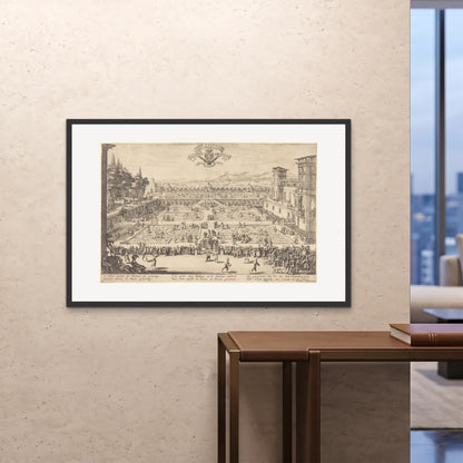 Orlonzo - FRAMED PRINT BLACK 12080cm4832 ROOM