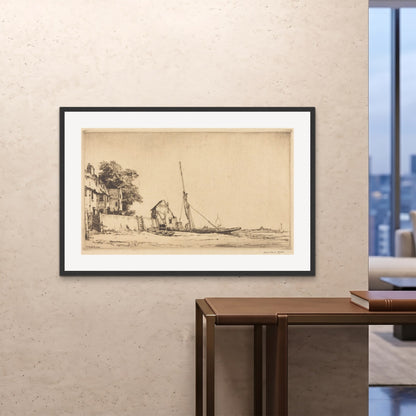 Orlonzo - FRAMED PRINT BLACK 12080cm4832 ROOM