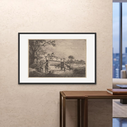 Orlonzo - FRAMED PRINT BLACK 12080cm4832 ROOM