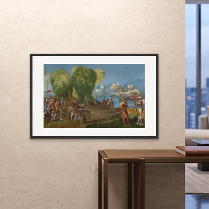 Orlonzo - FRAMED PRINT BLACK 12080cm4832 ROOM