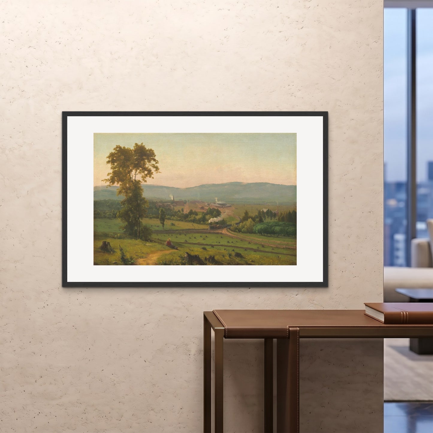 Orlonzo - FRAMED PRINT BLACK 12080cm4832 ROOM
