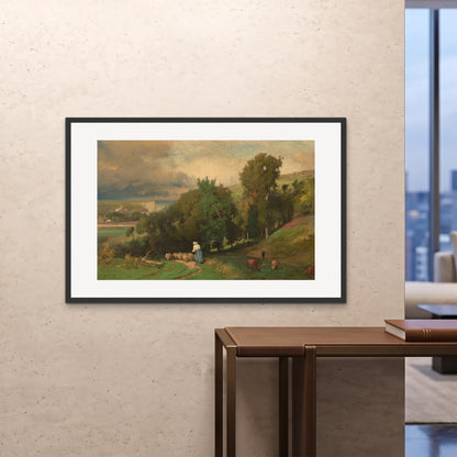 Orlonzo - FRAMED PRINT BLACK 12080cm4832 ROOM