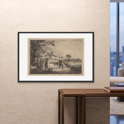 Orlonzo - FRAMED PRINT BLACK 12080cm4832 ROOM