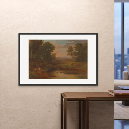 Orlonzo - FRAMED PRINT BLACK 12080cm4832 ROOM