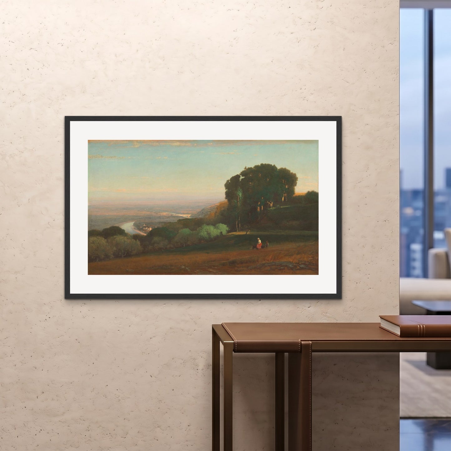 Orlonzo - FRAMED PRINT BLACK 12080cm4832 ROOM