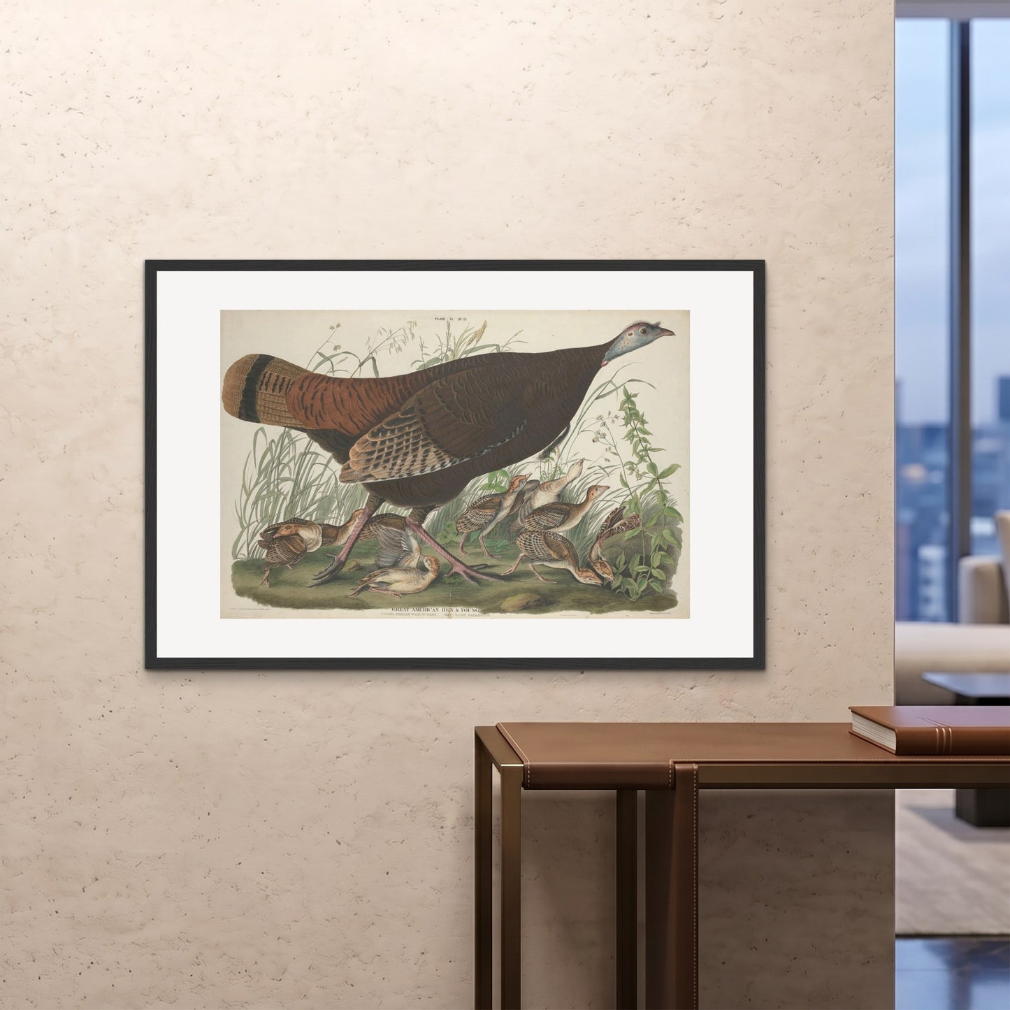 Orlonzo - FRAMED PRINT BLACK 12080cm4832 ROOM