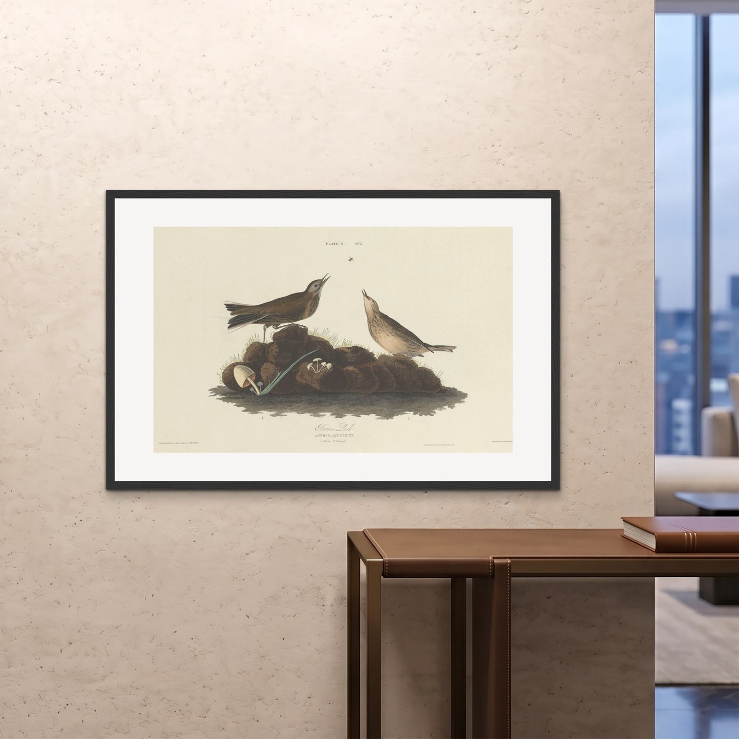 Orlonzo - FRAMED PRINT BLACK 12080cm4832 ROOM