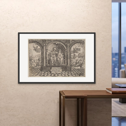 Orlonzo - FRAMED PRINT BLACK 12080cm4832 ROOM