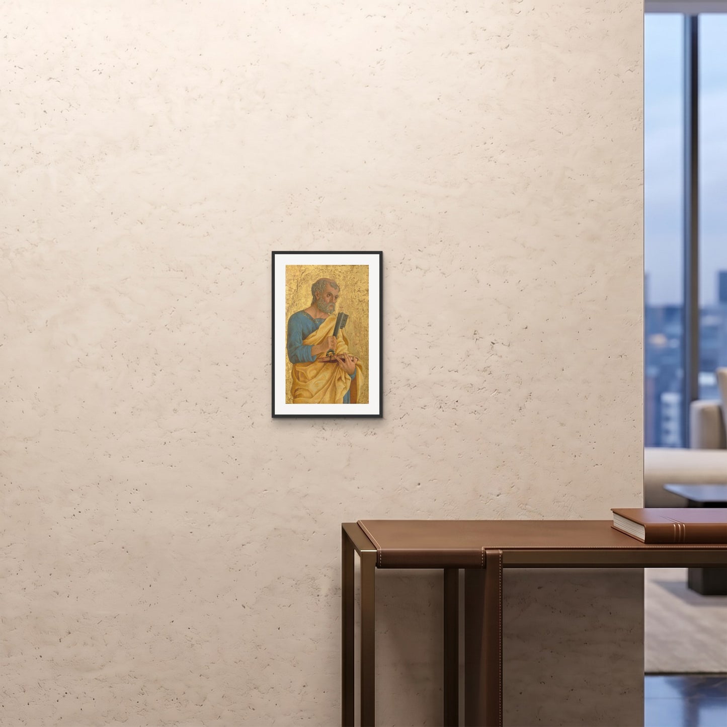 Orlonzo - FRAMED PRINT BLACK 12x1830x45cm ROOM