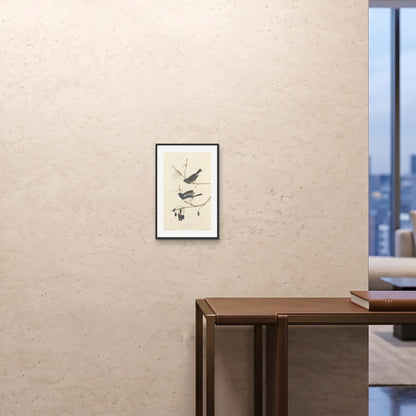 Orlonzo - FRAMED PRINT BLACK 12x1830x45cm ROOM