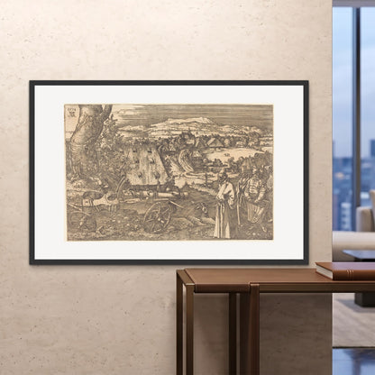 Orlonzo - FRAMED PRINT BLACK 150100cm6040 ROOM