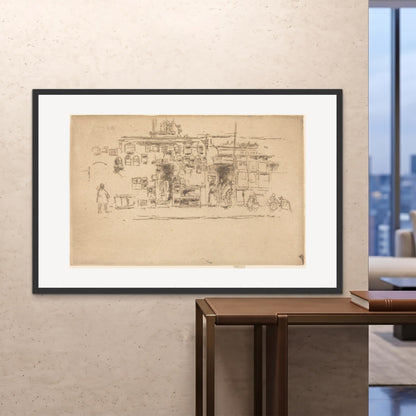 Orlonzo - FRAMED PRINT BLACK 150100cm6040 ROOM