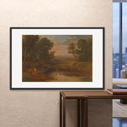 Orlonzo - FRAMED PRINT BLACK 150100cm6040 ROOM