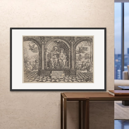 Orlonzo - FRAMED PRINT BLACK 150100cm6040 ROOM