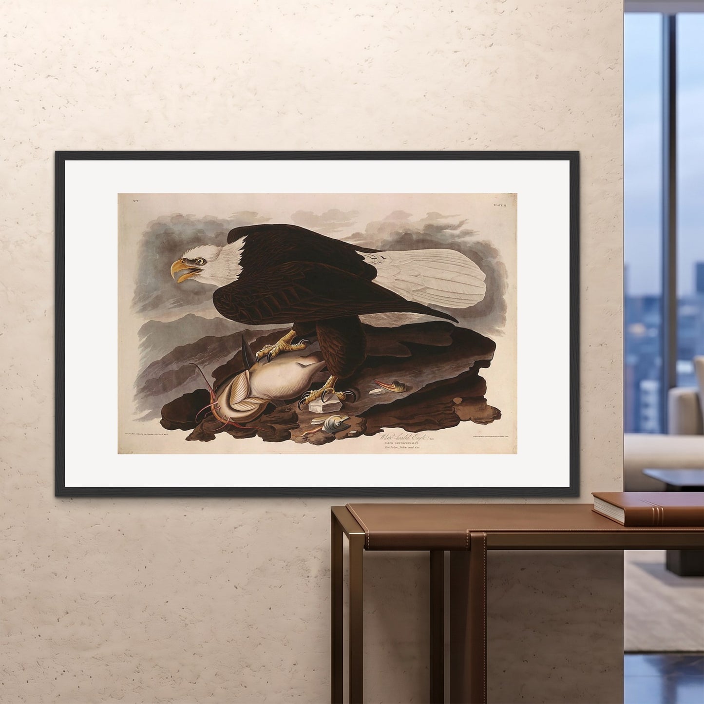 Orlonzo - FRAMED PRINT BLACK 150100cm6040 ROOM