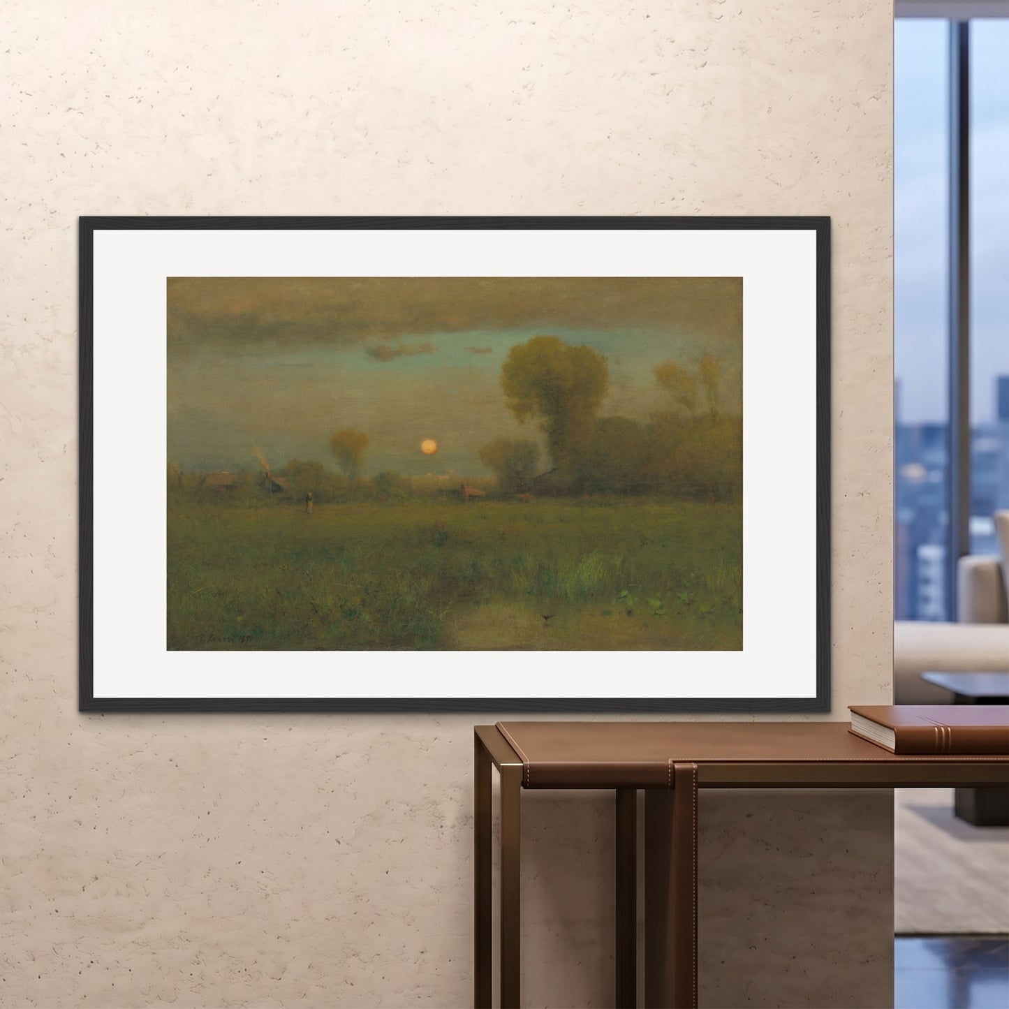 Orlonzo - FRAMED PRINT BLACK 150100cm6040 ROOM