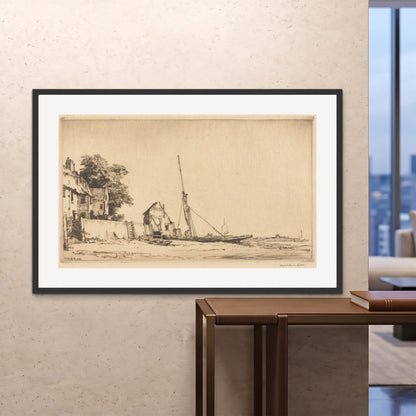 Orlonzo - FRAMED PRINT BLACK 150100cm6040 ROOM