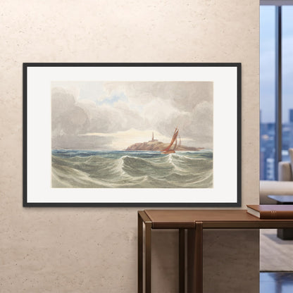 Orlonzo - FRAMED PRINT BLACK 150100cm6040 ROOM