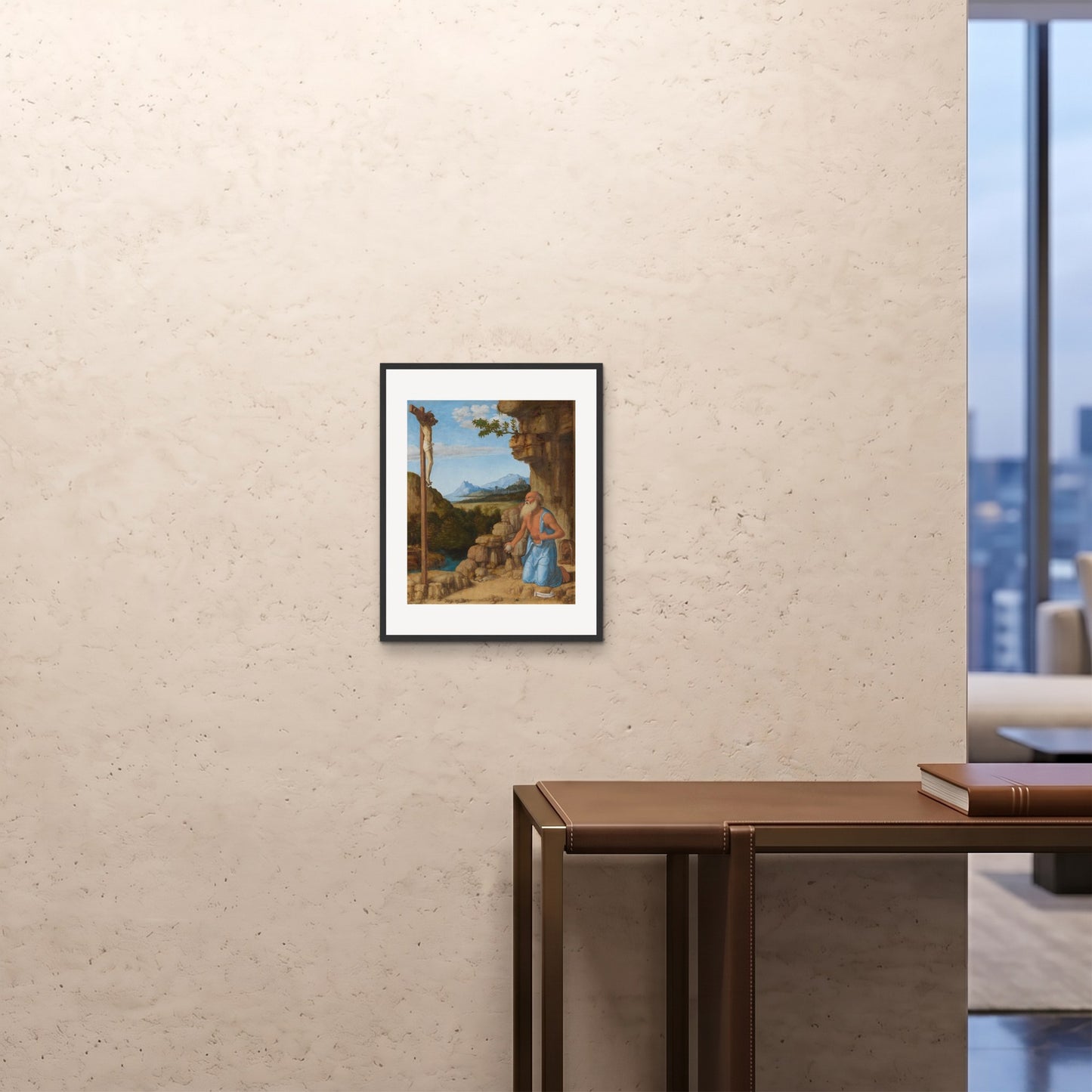 Orlonzo - FRAMED PRINT BLACK 16x2040x50cm ROOM