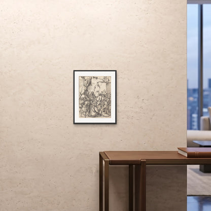 Orlonzo - FRAMED PRINT BLACK 16x2040x50cm ROOM