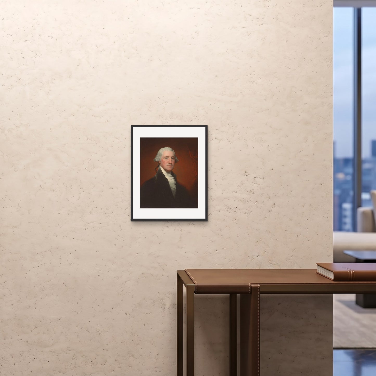 Orlonzo - FRAMED PRINT BLACK 16x2040x50cm ROOM